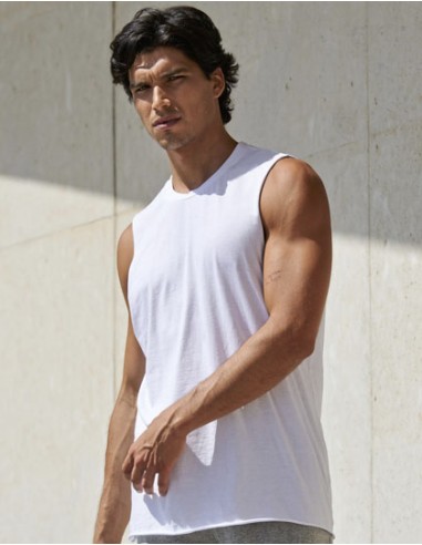 SFC-SF232-Mens High Neck Slash Armhole Vest